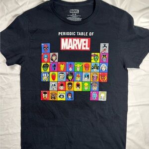 Marvel Black Periodic Table Cotton t shirt